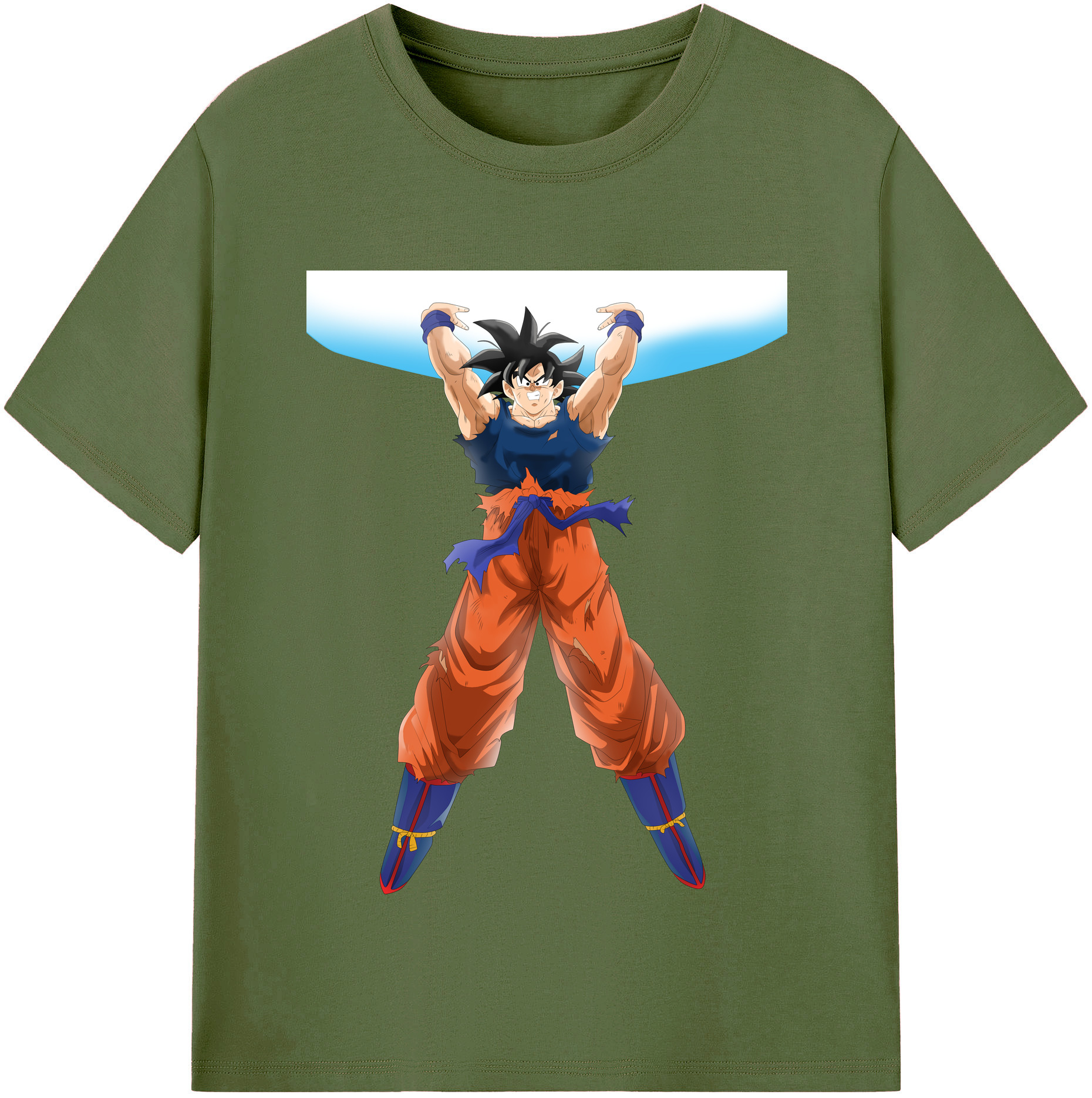 （画像用） ドラゴンボール 孫悟空（そん ごくう）Son Goku カカロット DRAGON BALL Kakarotto 綿100％半袖Tシャツ（フロントプリント）